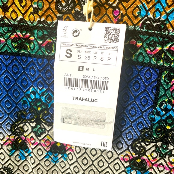 Zara Long Sleeve Maxi Dress - Picture 9 of 9